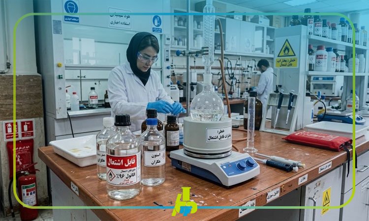 لیست مواد شیمیایی قابل اشتعال در آزمایشگاه